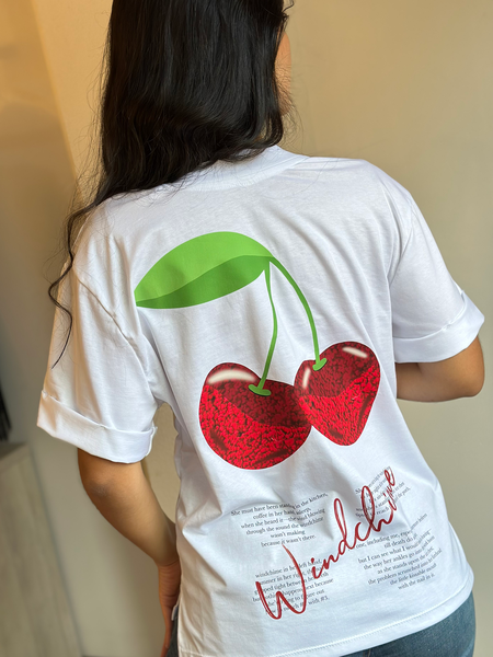 CAMISETA ESTAMPADA CEREZA